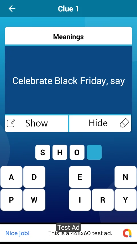 Offline Crossword Android Quiz App — screenshot 10
