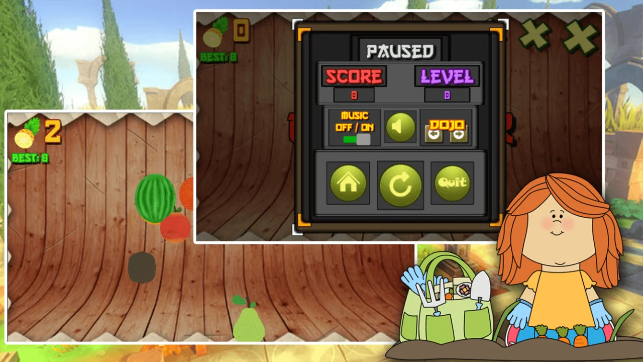 Fruit Slash Complete Game + 3D Classic Game Support Unity 2019 — screenshot 3