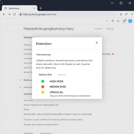 AI-Powered T&C Summarizer Chrome Extension — screenshot 1