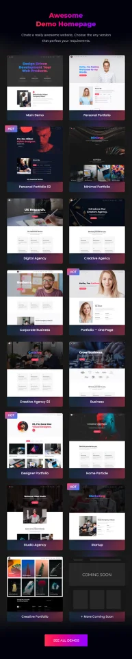 Imroz - Agency & Portfolio WordPress Theme — screenshot 2