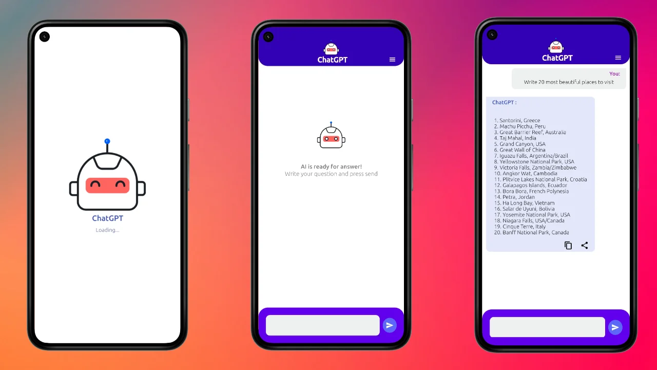 ChatGPT: Android App — screenshot 1