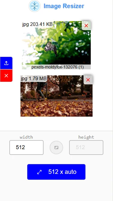 Image Resizer - React Web App — screenshot 3