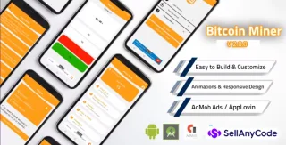 Bitcoin Miner App with Admin Panel and AdMob