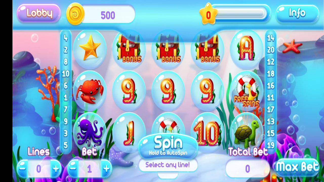 Free Casino Slot Games: Ocean Slots Unity Game Code **Updated 2025** — screenshot 5