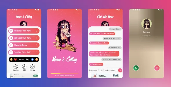 Momo Is Calling - Fake Call / Chat — screenshot 1