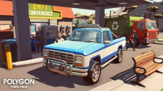 POLYGON Town Pack - Low Poly 3D Art by Synty