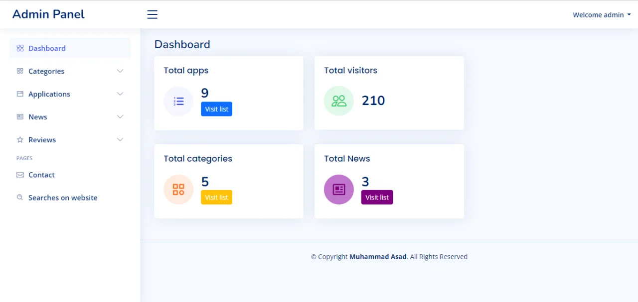 Application Downloading Website — screenshot 3