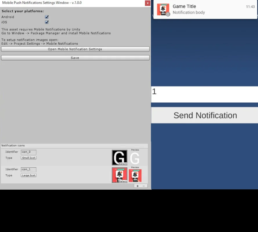 Mobile Notifications — screenshot 2