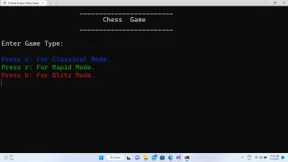 Chess Game C++ Code
