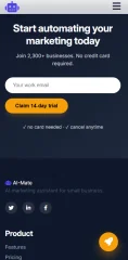 AI-Mate - AI Marketing Assistant Landing Page HTML Template