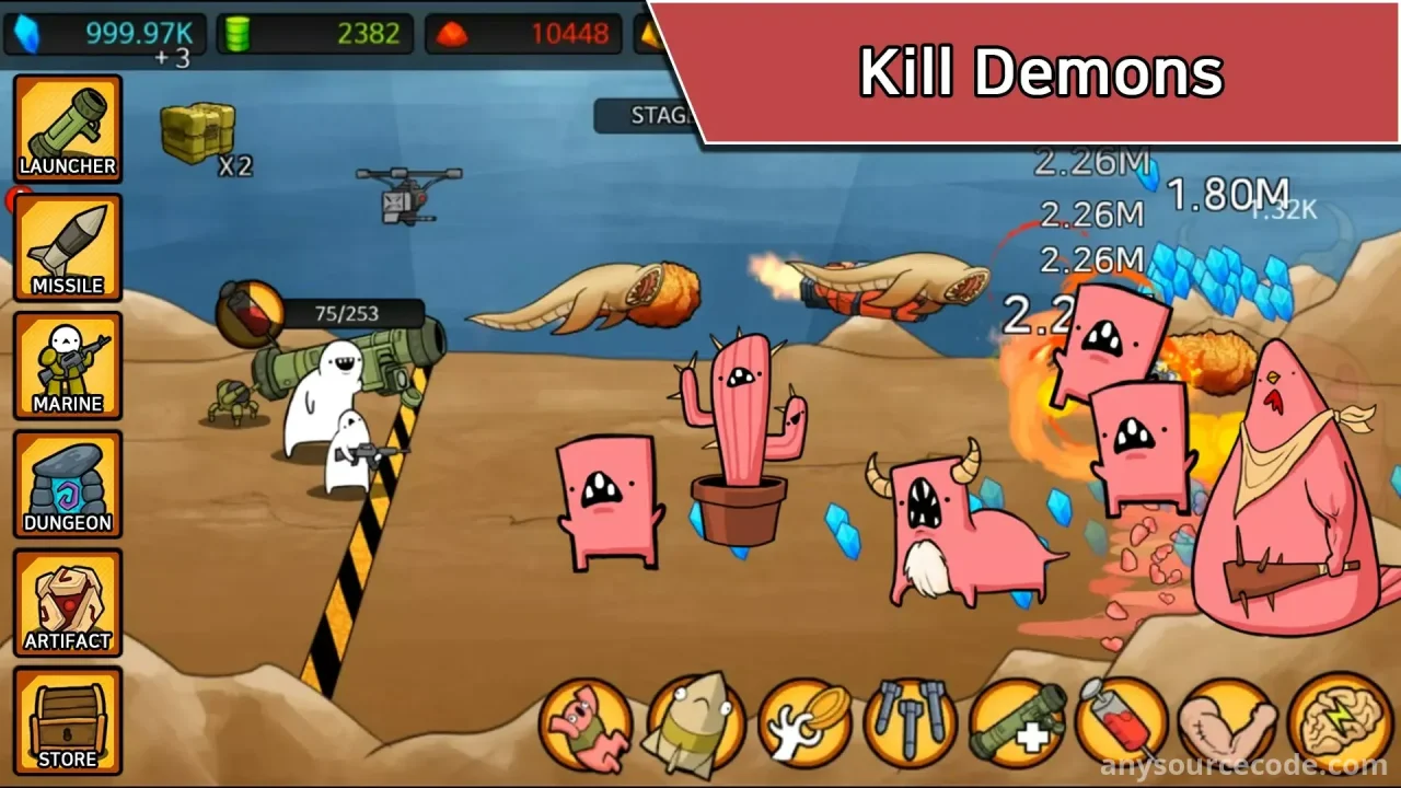 Missile Dude RPG: Idle Hero — screenshot 2