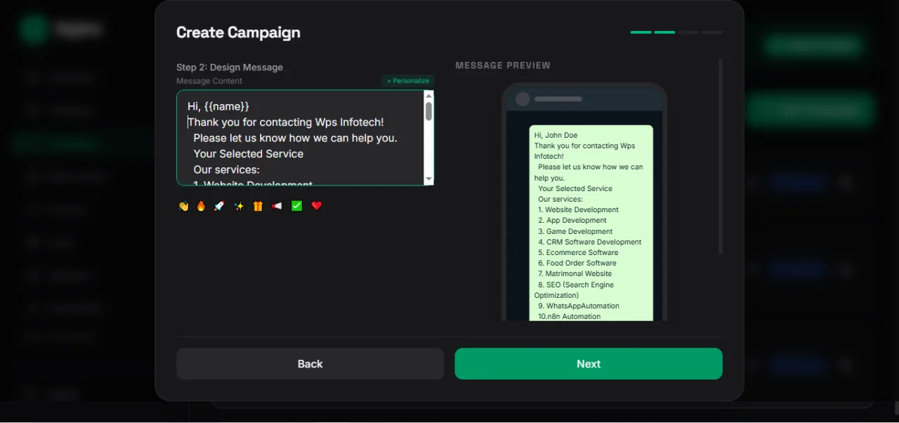 BigBot WhatsApp Email Marketing SaaS Script Code — screenshot 7
