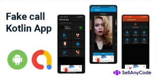 Fake Call Kotlin Android App with AdMob, Prank Call App