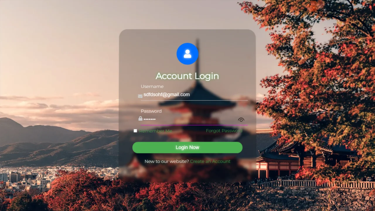 Modern Login/Sign Up Page Template Code — screenshot 3