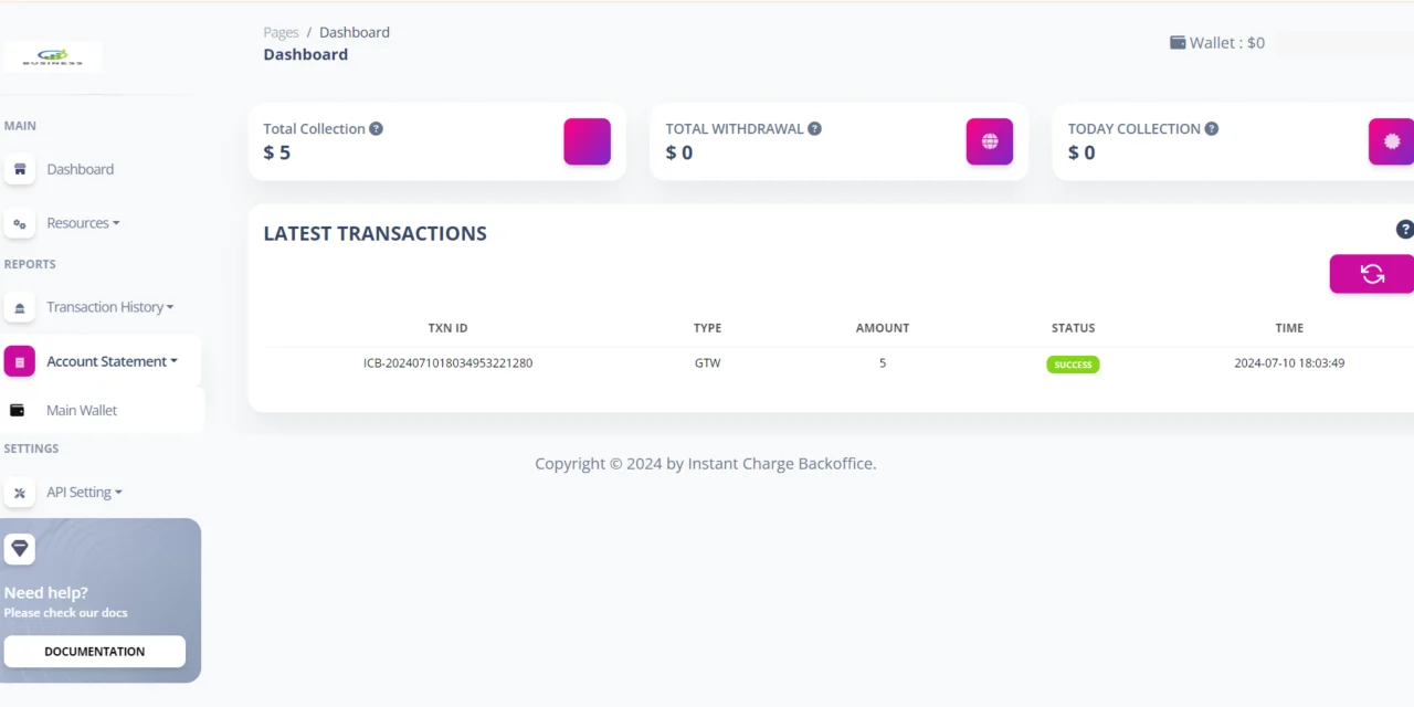 PayMap Dashboard — screenshot 2