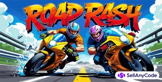Road Rash Clone Unity Bike Racing Game