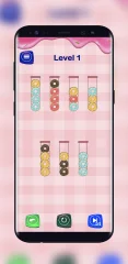 Sweet Donuts Sort Puzzle
