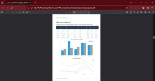 PDF Stock Report Generator Script in Python