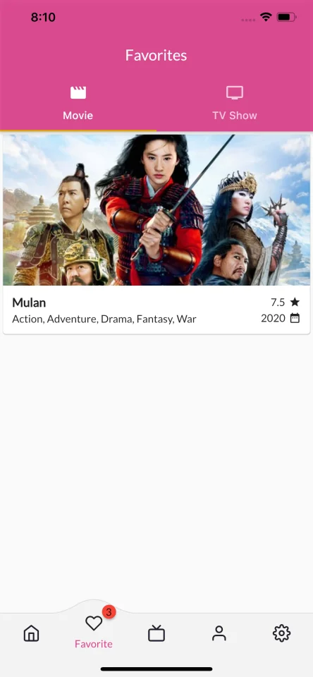 Theaterify - Movie Flutter v.2.8 App with API Backend & GetX — screenshot 9