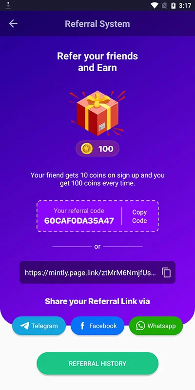 Mintly Is Advanced Multi Gaming Rewards App v1.52 — screenshot 3