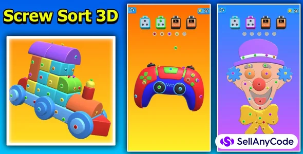 Screw Sort 3D Puzzle