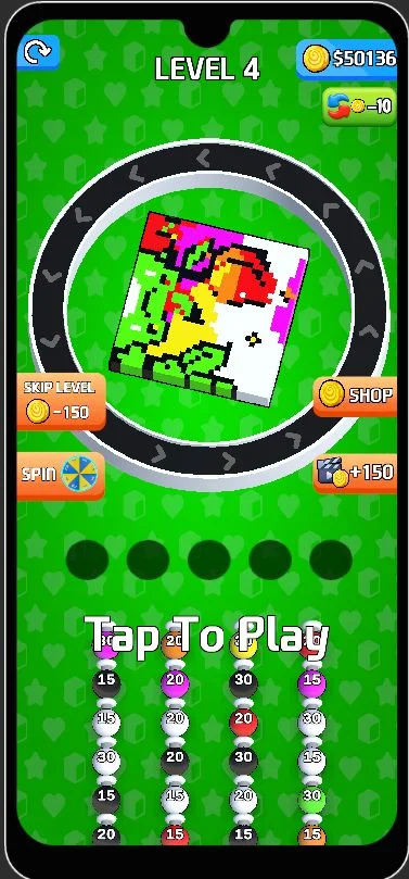 Pixel Flow Match Flow Color Game Unity Source Code — screenshot 8