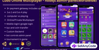 Ludo Online Multiplayer - Node.js with Admin Panel
