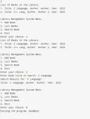 A Library Management System