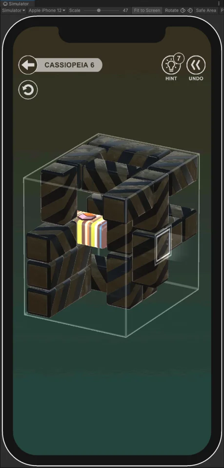 Brickscape - Move Bricks to Take Out the CORE BRICK [Unity 2022] — screenshot 4