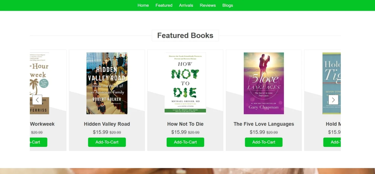 Responsive E-Commerce Website — screenshot 1