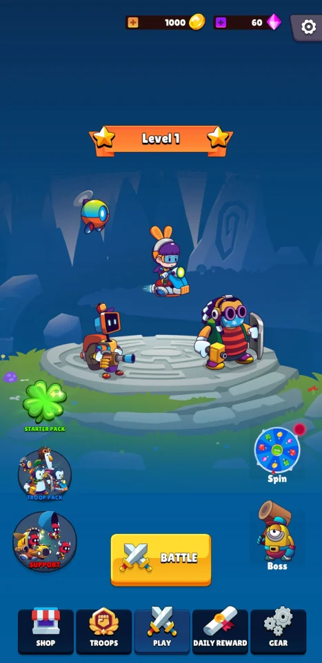 GEAR Fight - Unity Source Code — screenshot 4