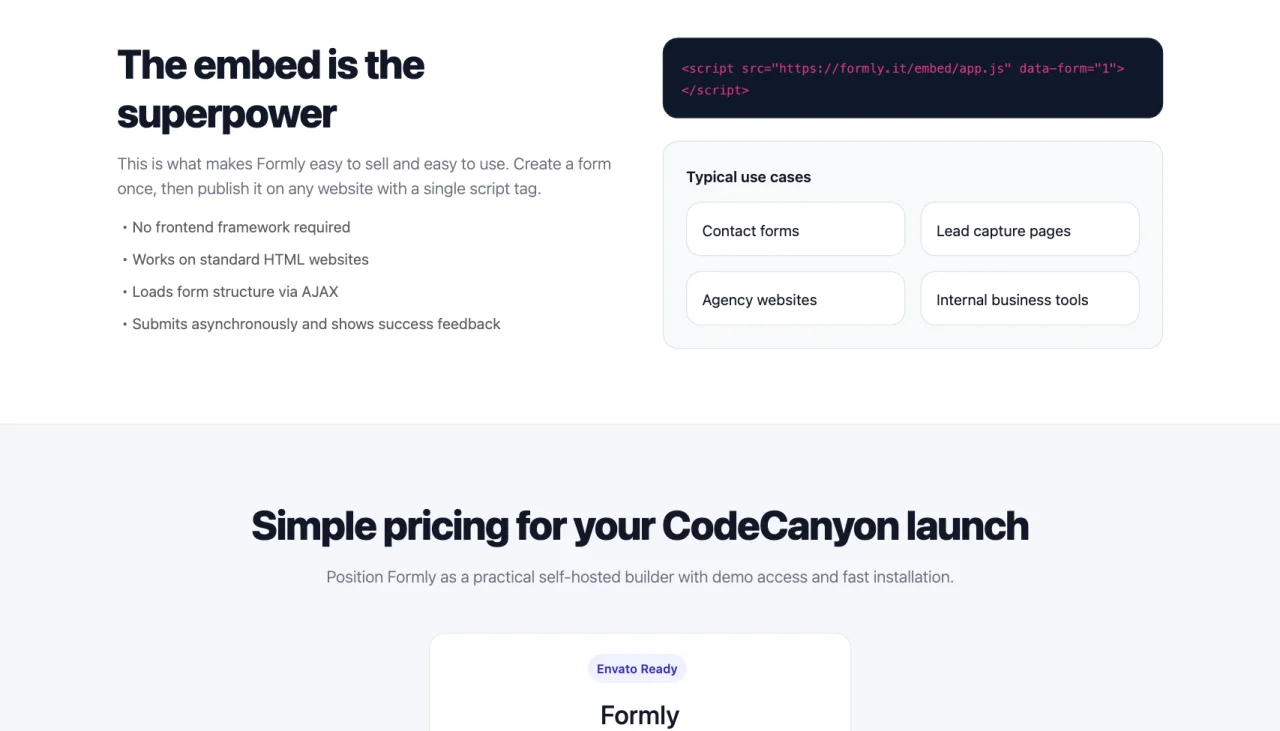 Formly - PHP Form Builder with Drag and Drop — screenshot 1