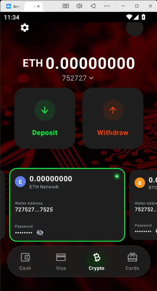 Flosy Cinematic Wallet with Jelly Animations & ASMR Sounds | Native Android Source Code — screenshot 3