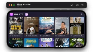 AZUL IPTV XTREAM, Multiple Format, Android TV