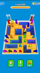 Drop People 3D Hole Puzzle Game Unity Source Code