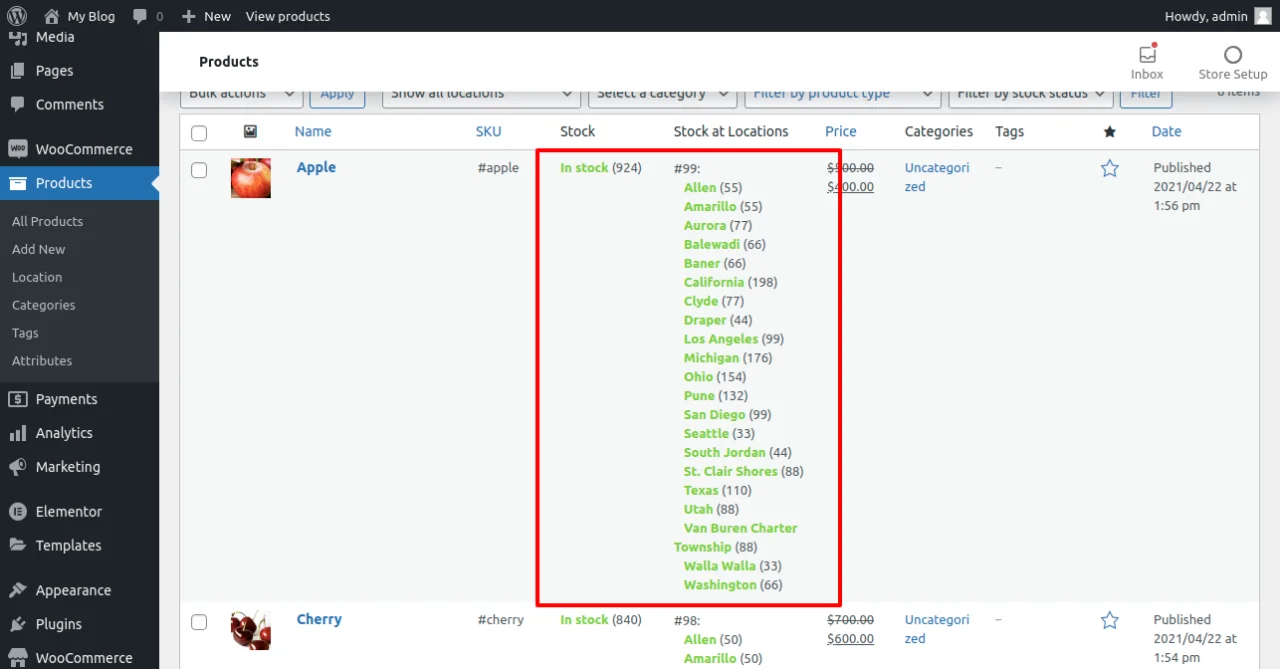 WooCommerce Multi Locations Inventory Management — screenshot 4