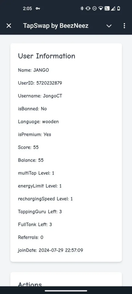 MBoys Telegram Clicker Game Web App — screenshot 4