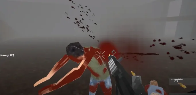 Zombie Coop Shooter Project (Retro Style) — screenshot 1