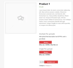 WooCommerce Upload Files