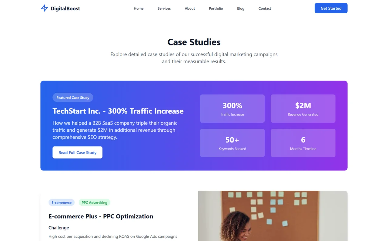 Digital Boost - Marketing Agency React Template — screenshot 8