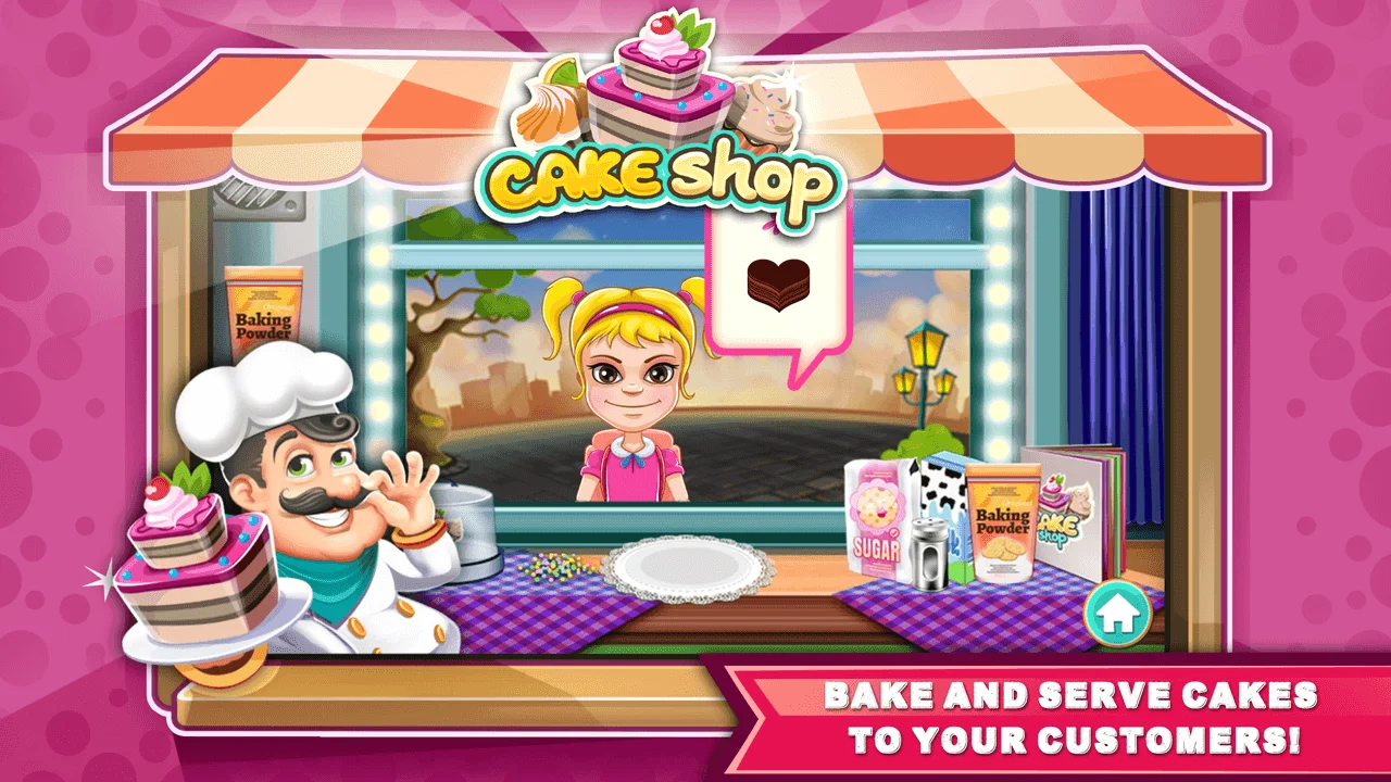 Cake Shop Bakery Chef Story Game — screenshot 1
