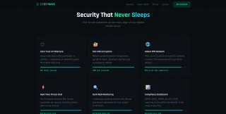 CyberSafe - Dark Cybersecurity & VPN HTML Template
