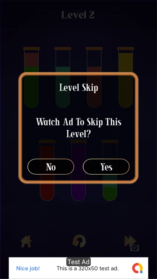 Water Sort Puzzle (AdMob + Unity Ads + Push Noti.) — screenshot 5