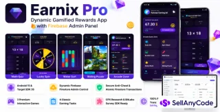 Earnix Pro - Android Earning App with Admin Panel (Spin, Scratch, Task)