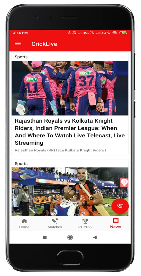 Android Cricket Live - Live Ipl Match, ICC World Cup, Cricket News, Latest Update — screenshot 8