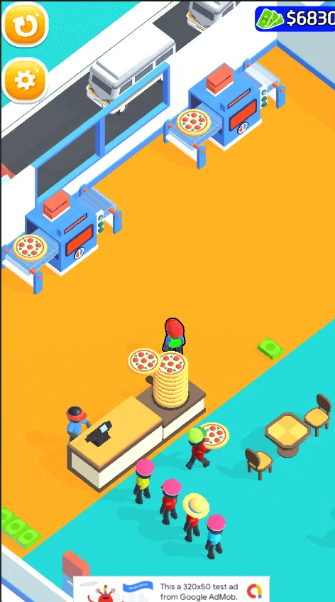 Pizza Ready 3D Idle Restaurant Game Unity Source Code — screenshot 7