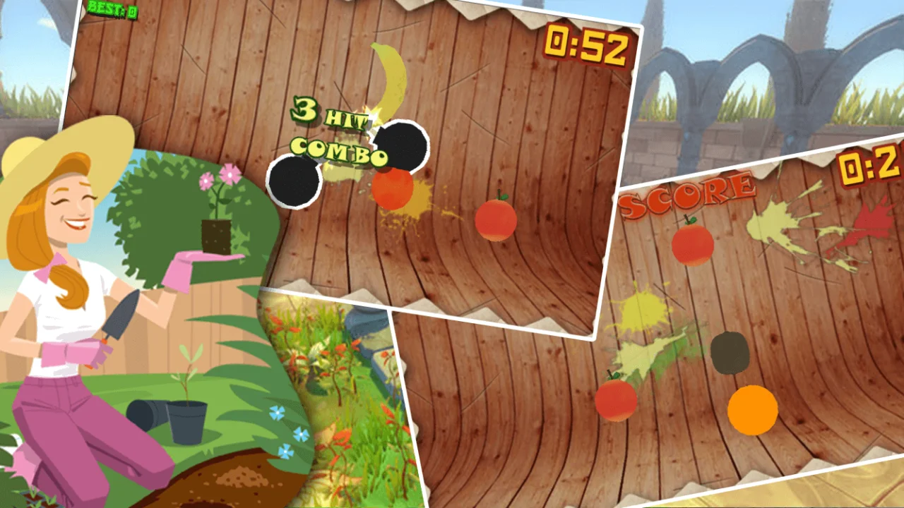 Fruit Slash Complete Game + 3D Classic Game Support Unity 2019 — screenshot 1