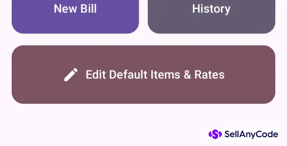 Kirana Billing & Inventory Manager - Full Android Source Code (Easy to Use)