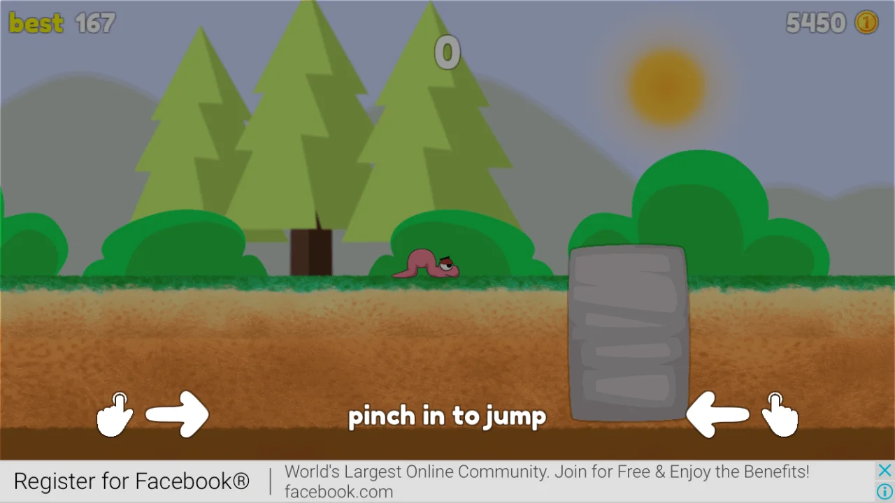 Dashy Worm: Premium Multi-Touch Unity Template — screenshot 1