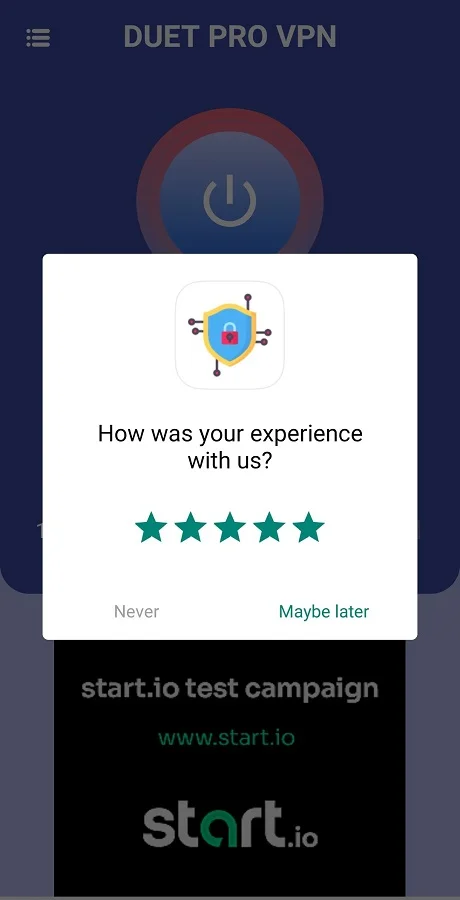 Pro VPN App | Secure VPN App & Fast VPN | Subscription | StartApp Ads | Facebook & AdMob Ads — screenshot 2